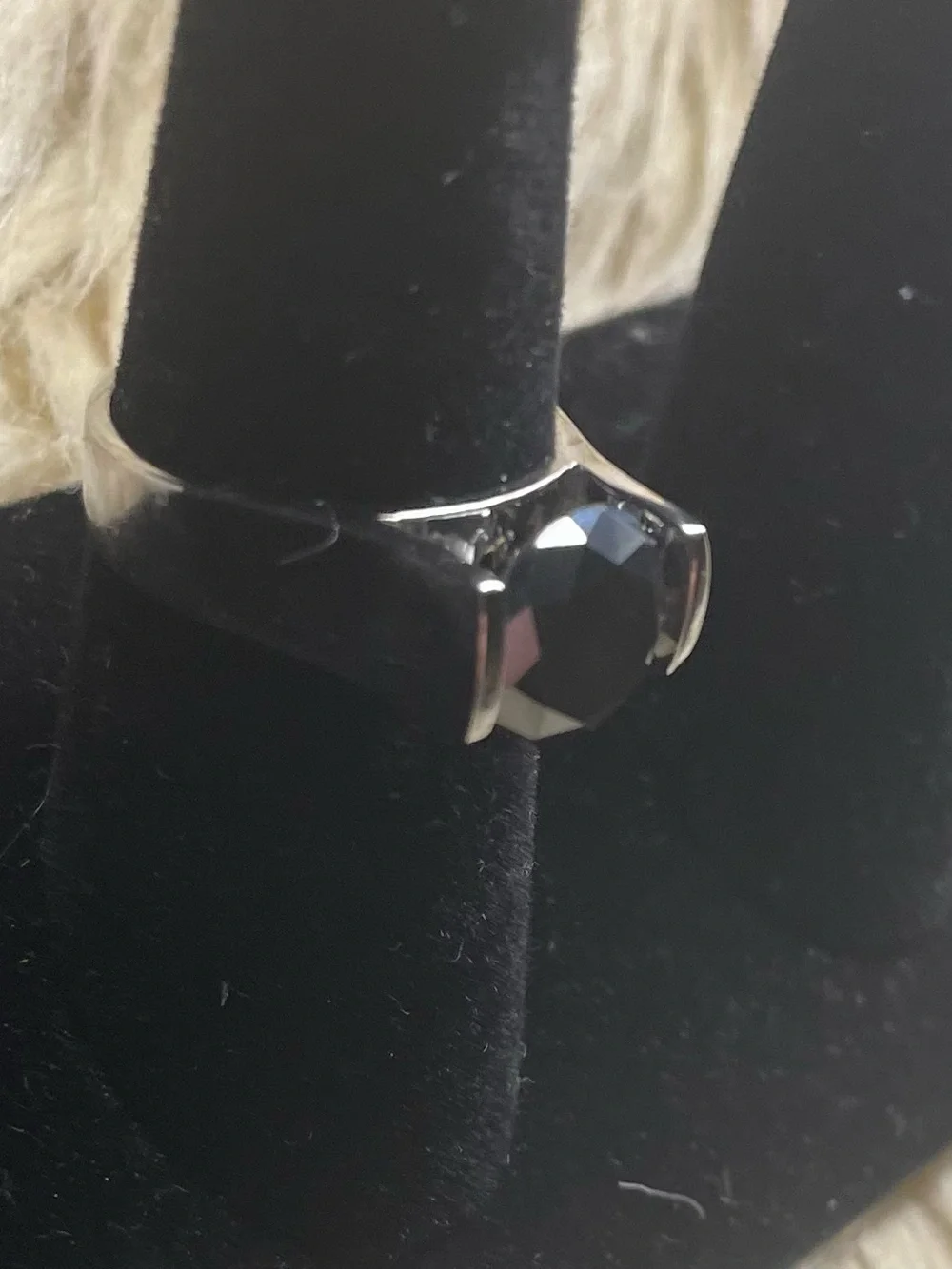 Gorgeous Certified 2.5 Ct. Round Brilliant Cut Black Moissanite Diamond Ring